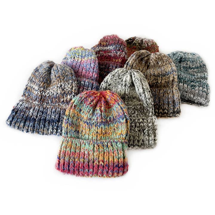 Funkyrel® Atzbranding Limited - Wholesale Beanie - Women's - Haila - Vintage Gradient Knitted Warm Beanie8