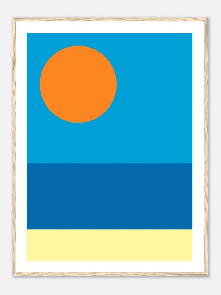 CALM Framed Art Print by Holly McWhorter for wholesale by HOLLY MCWHORTER