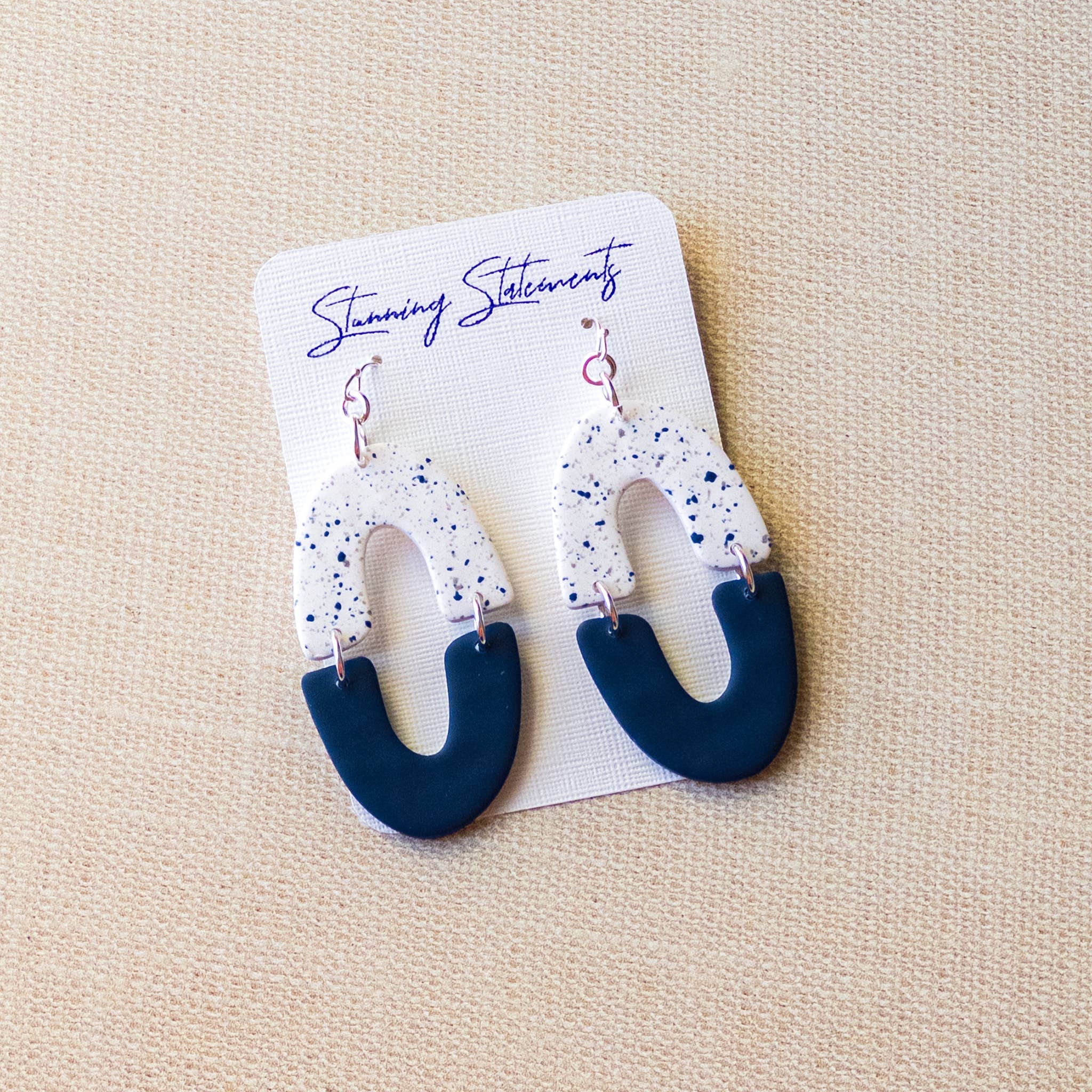 Stunning Statements - Wholesale Dangle Earrings - Giselle Gameday School Spirit Clay Earrings5