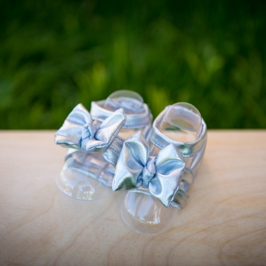 ToeBlooms - Wholesale Sandals - Baby - Original ToeBlooms Handmade Heirloom Barefoot Baby Sandals1