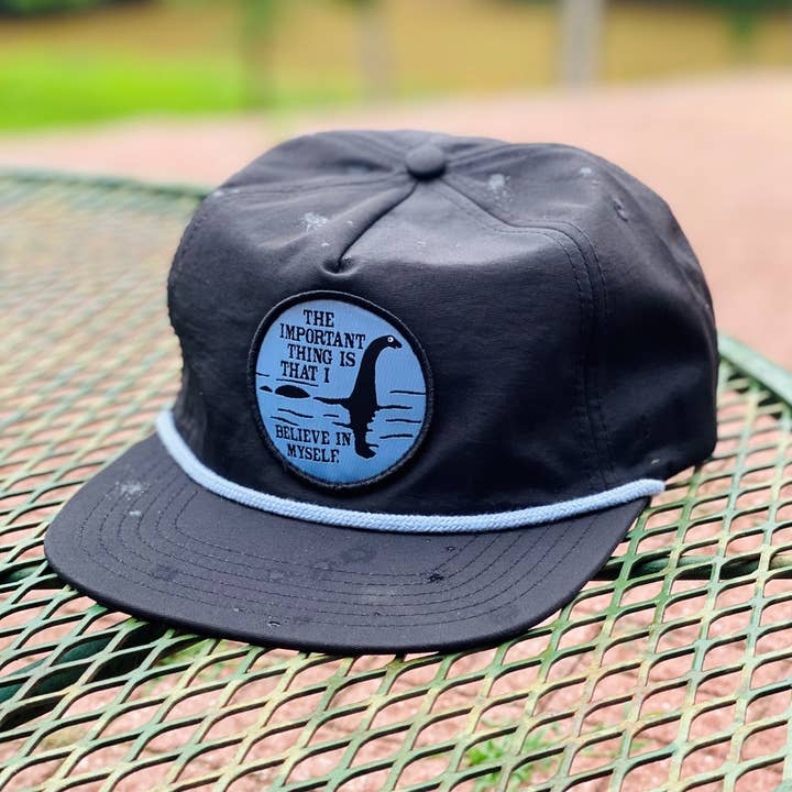 Sipsey Wilder - Wholesale Flat Brim Cap - Unisex - Nessie Believe Rope Hat