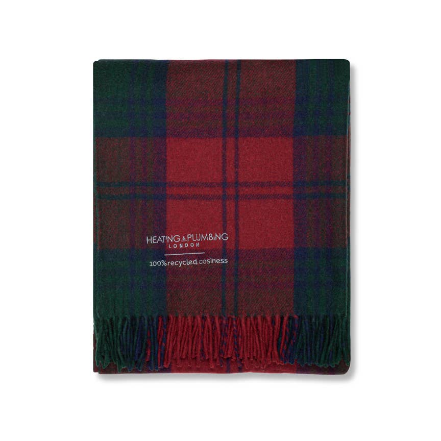 Heating & Plumbing London - Wholesale Throw Blanket - Recycled Wool Blanket - Lindsay Tartan3