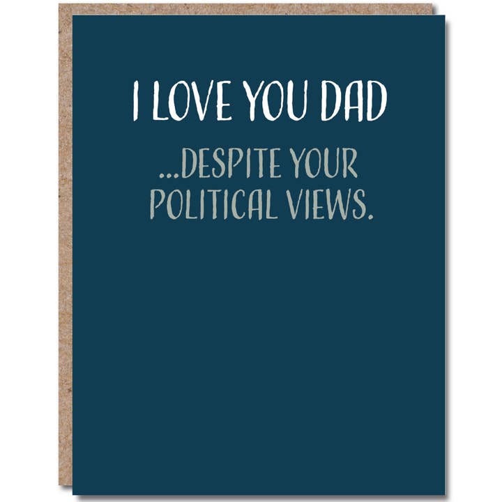 Lustige Vatertagskarte mit Aufschrift „I Love You Dad“ für den Großhandel von Modern Wit