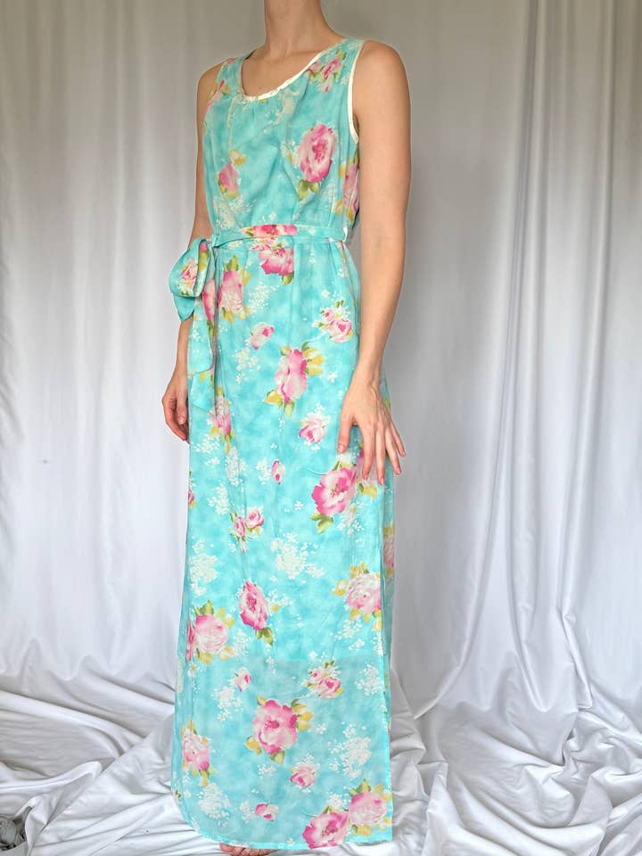 Maxi de Gasa Floral | Años 70 para venta al por mayor de Elizabeth bay