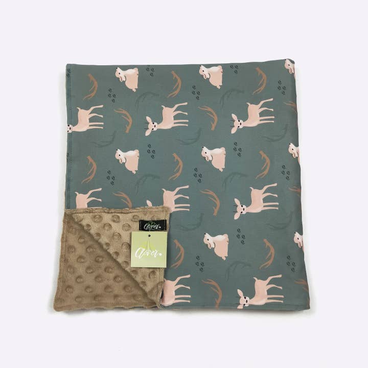 A Doe, A Deer Blanket for wholesale by Clover Cottage