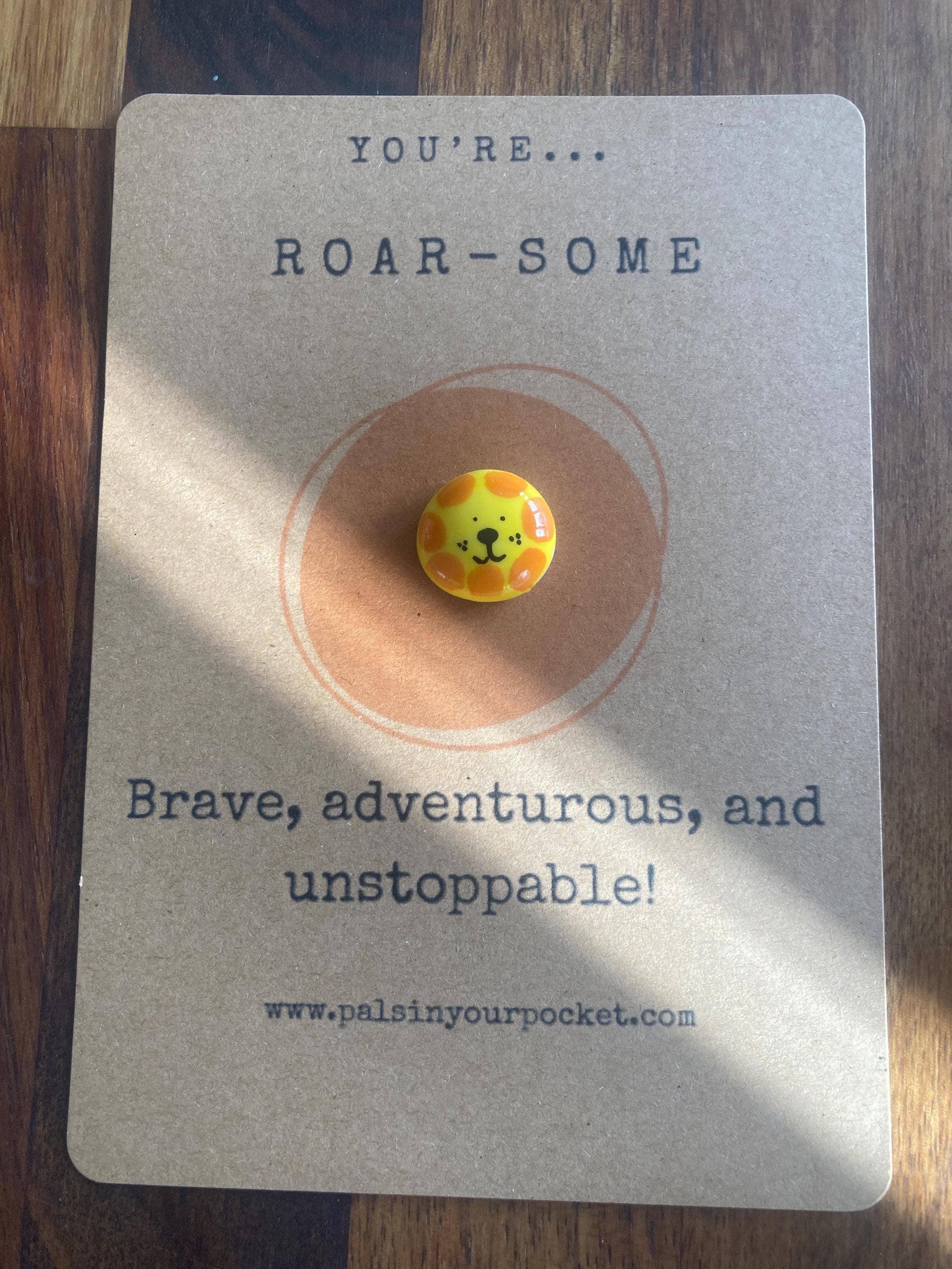 Pals in your Pocket – wholesale Keepsake coin/token – Encouragement Lion Pebble. Gift For Child. Confidence.5