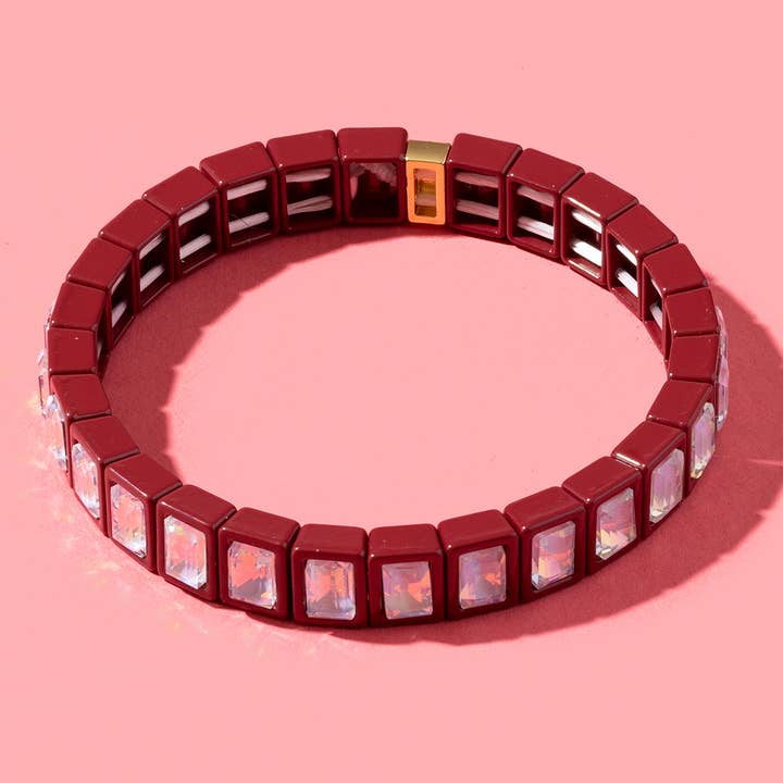 Taylor Elliott Designs - Wholesale Jewellery set - Enamel Stretch Bracelet - Asst Styles - Fall / Autumn Colors15