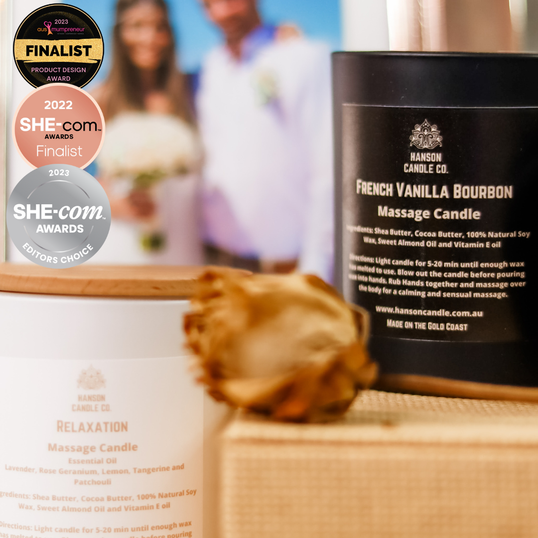 Hanson Candle Co. - Wholesale Jar/Filled Candle - Sensual Massage Candle - Matte Black16