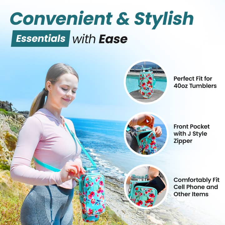 MADE EASY KIT - Wholesale Insulated mug/tumbler - Tumbler Cup Carrier w/ Handle Opening for 40oz Bottles14