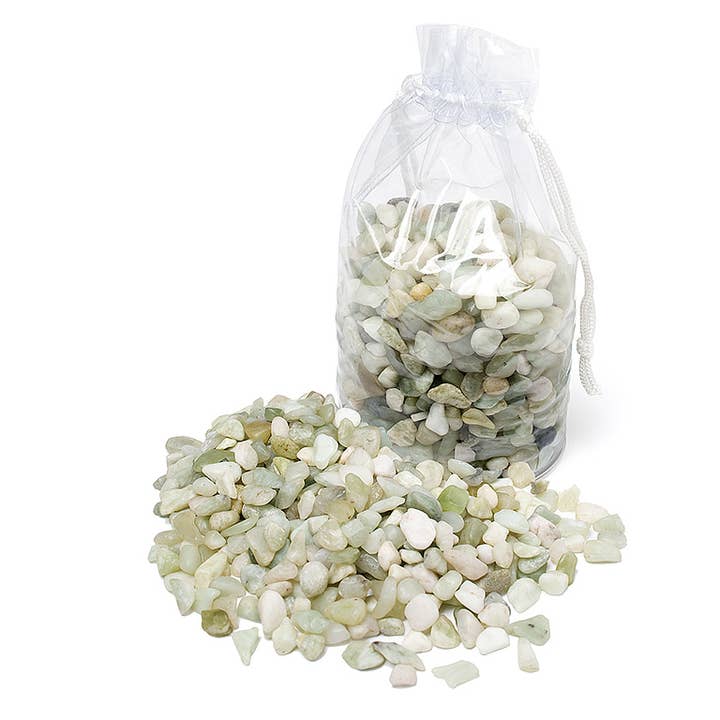Abbott - Wholesale Outdoor Ornament/Decor - Mini Green Polished Stones -1 Kilo