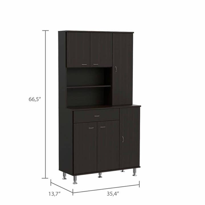 Depot E-Shop - Wholesale Cabinet - Helis 90 Kitchen Pantry Cabinet,1 Drawer2