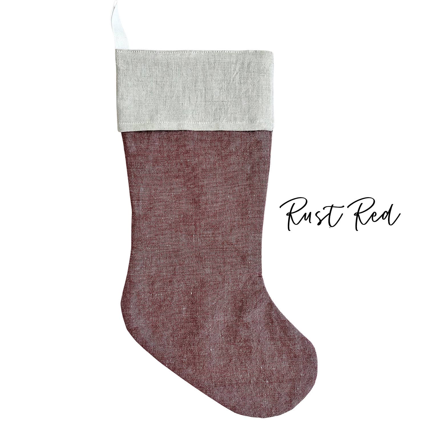 Porter Lane Home - Wholesale Holiday Stocking - Linen Christmas Stockings6