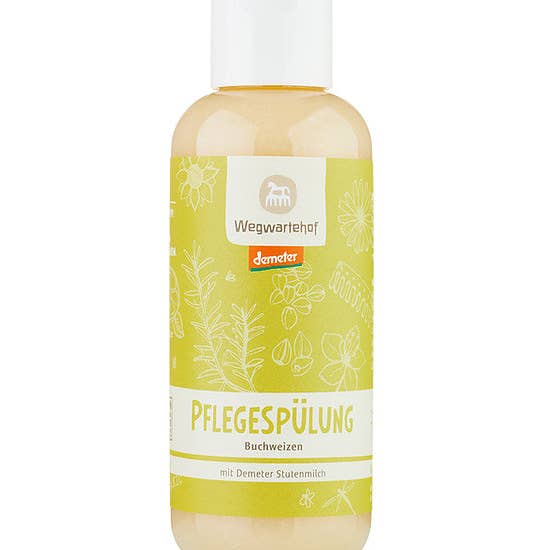 Pflegespülung mit Stutenmilch & Buchweizen DEMETER für den Großhandel von WEGWARTEHOF