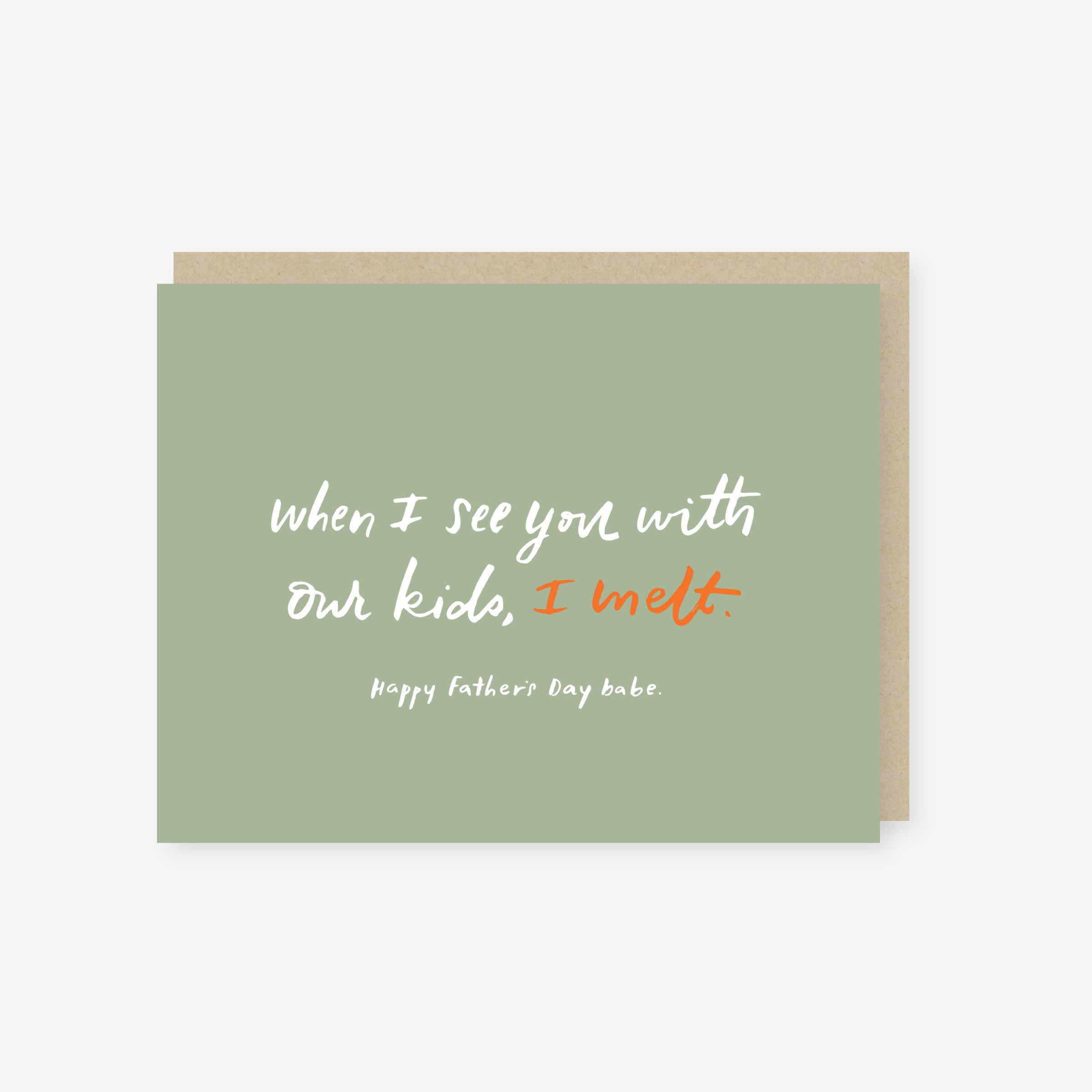 2021 Co. – wholesale Farsdagskort – Jag smälter fars dagkort0