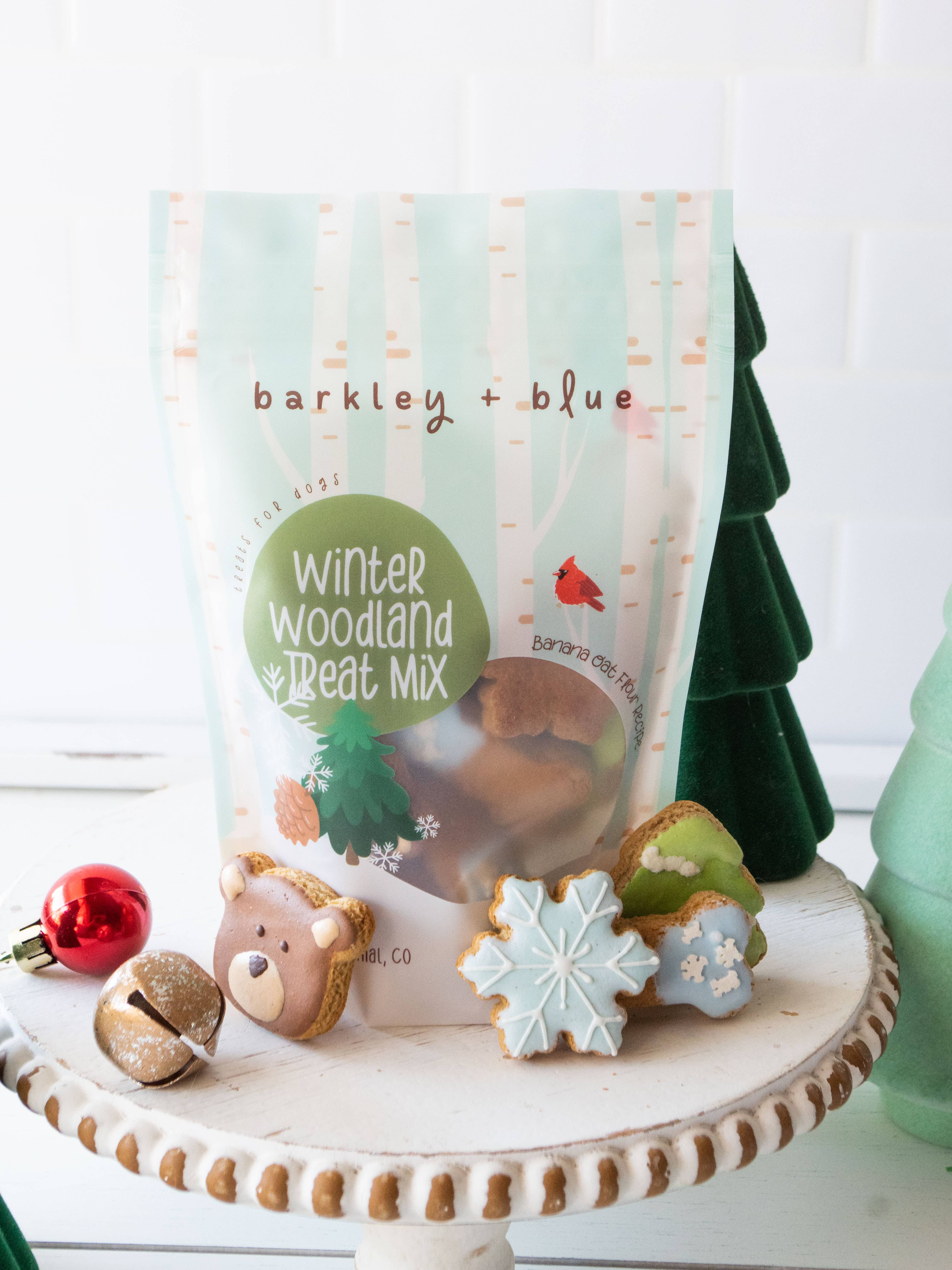 Barkley & Blue - Wholesale Pet Biscuit - Dog - Winter Woodland Mix Biscuits - Winter Dog Biscuit Treats