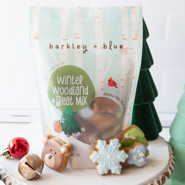 Barkley & Blue - Wholesale Pet Biscuit - Dog - Winter Woodland Mix Biscuits - Winter Dog Biscuit Treats0