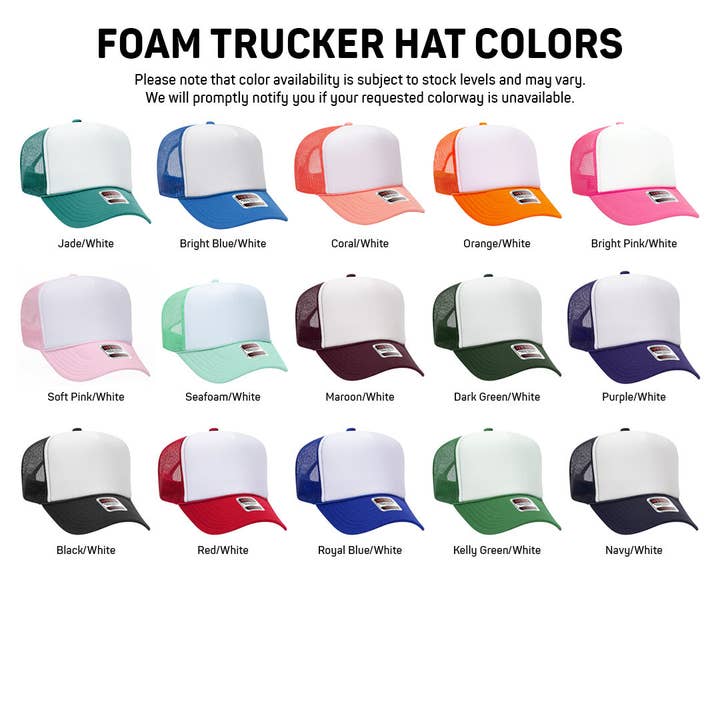 Old Town Social Club - Wholesale Trucker hat – Unisex - Custom Trucker Hats - Embroidered2