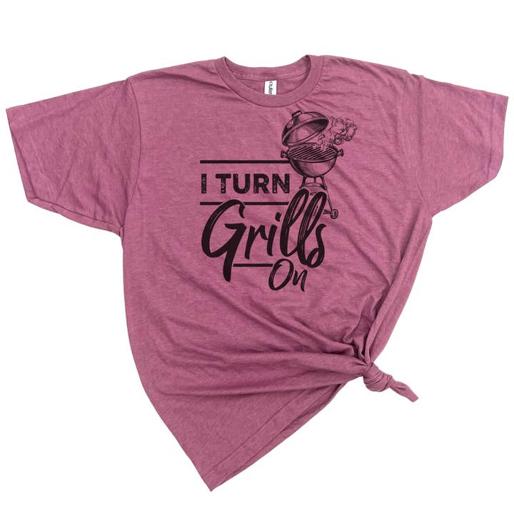 dkhandmade - Wholesale Screen Printed T-Shirt - Men's - I TURN GRILLS ON T-SHIRT