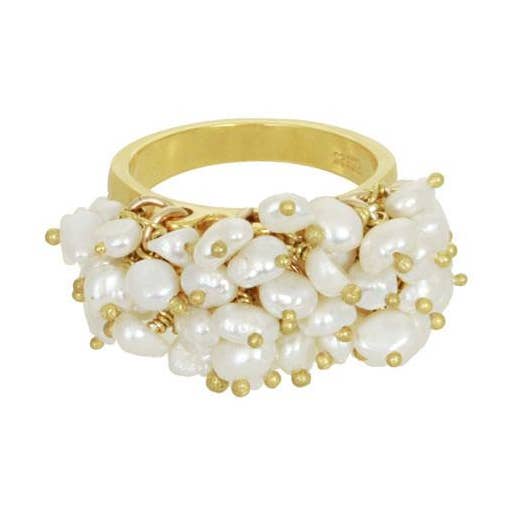 Perle klynge Ring for engroshandel hos Catherine Weitzman