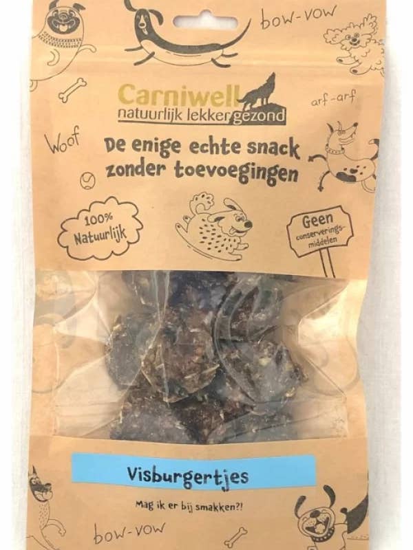 Carniwell Visburgertjes 80g voor wholesale door Carniwell; SW Pet Products