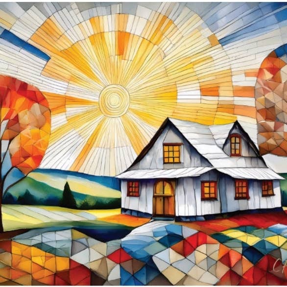 Kleiner Giebel für den Großhandel von Quiltberry Farm