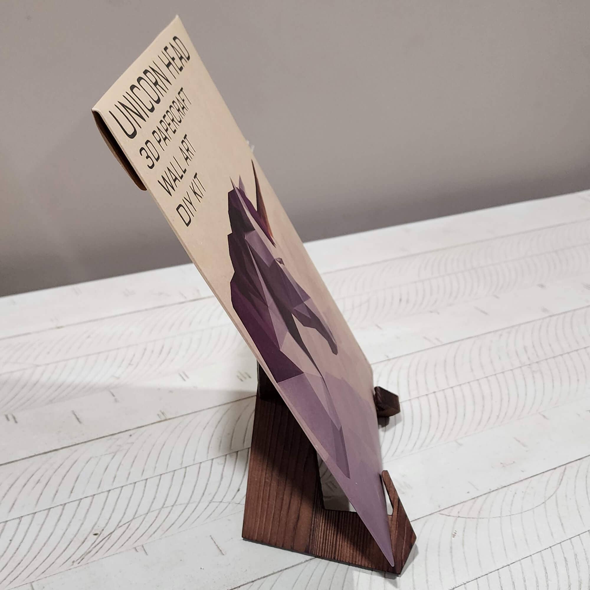 PAPERCRAFT WORLD – wholesale Wall Accent – Unicorn 3D PaperCraft Wall Art, Animal Origami Model7