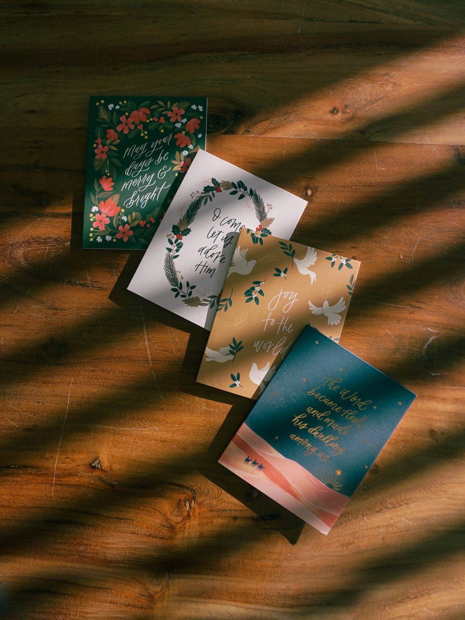 Selah Paper - Wholesale Christmas Card - O Come Let Us Adore Him Card1