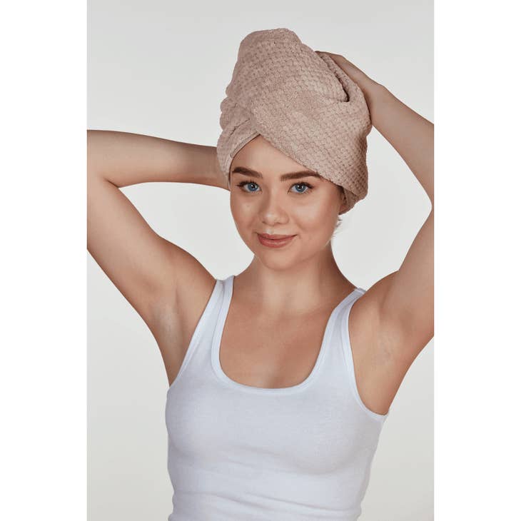 Asciugamano per asciugare i capelli (sabbia) all'ingrosso per il tuo  negozio - Faire Italia