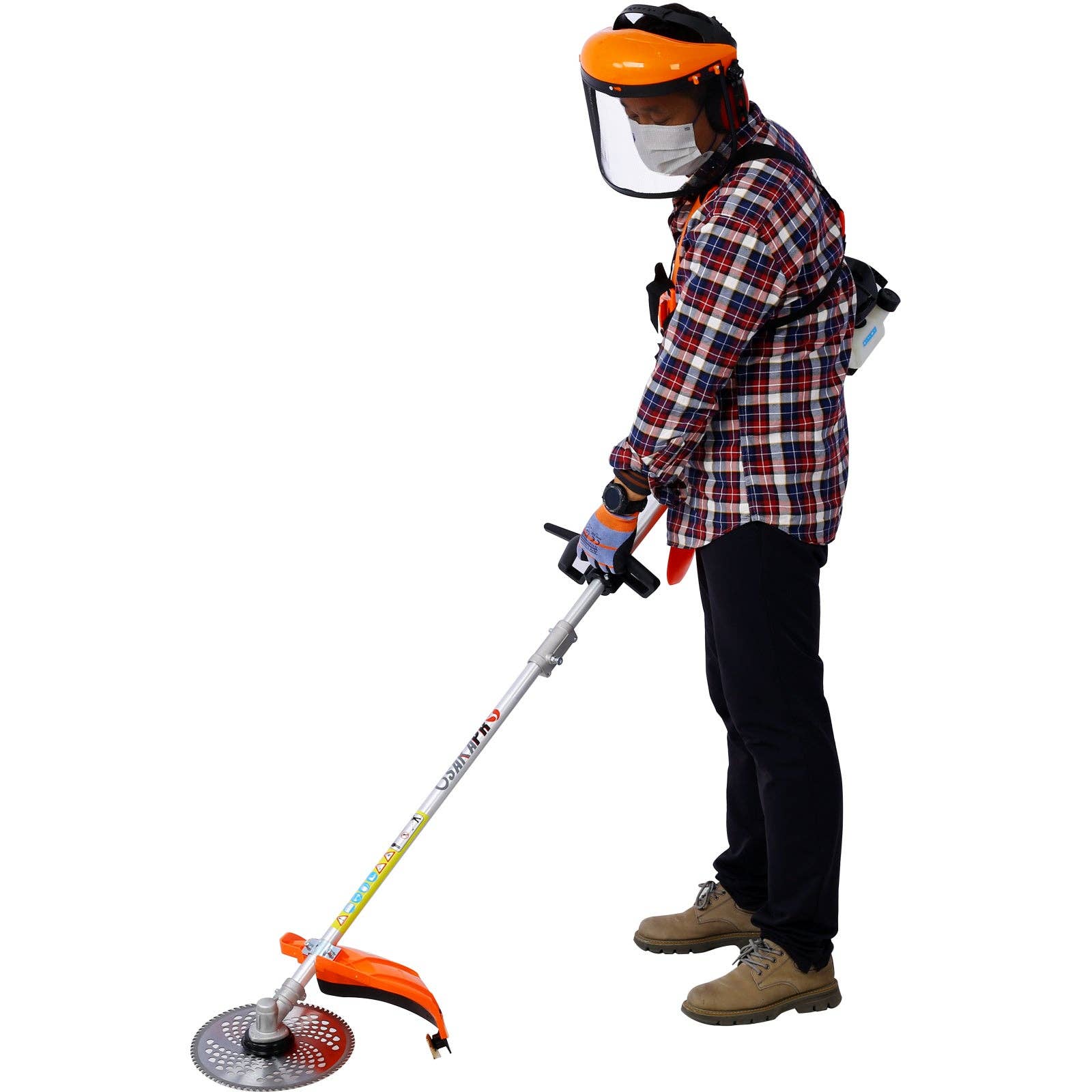 as Pic 10 in 1 Multi-Functional Trimming Tool, 52CC 2-Cycle Garden Tool System with Gas Pole Saw, Hedge Trimmer, Grass Trimmer, and Brush Cutter EPA Compliant for wholesale on Faire16