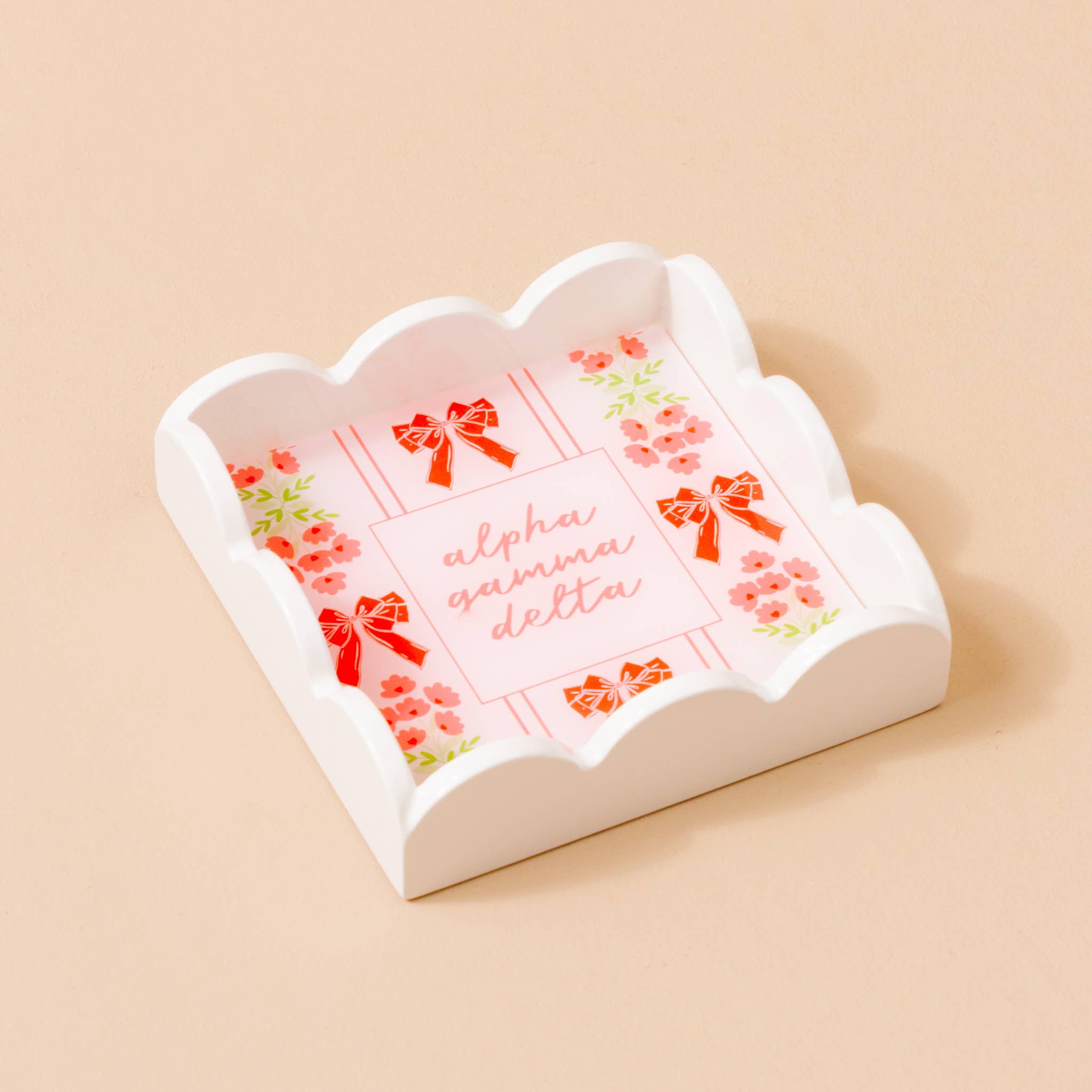 The Darling Effect - Wholesale Keychain - Women's - Sorority Scallop Trinket Tray - 19 Chapters Available35