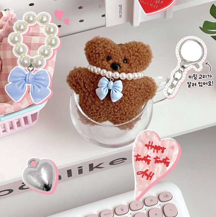 K-Wonderland - Wholesale Keychain - Women's - DIY Teddy Bear Keychain Decoration Kit6