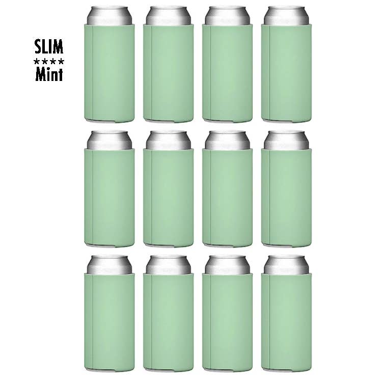 Liane Fried Studio - Wholesale Drink Huggers & Koozies - CUSTOM  **SLIM** 12 oz. Koozie Can Holder ~ CHOICE OF COLORS6