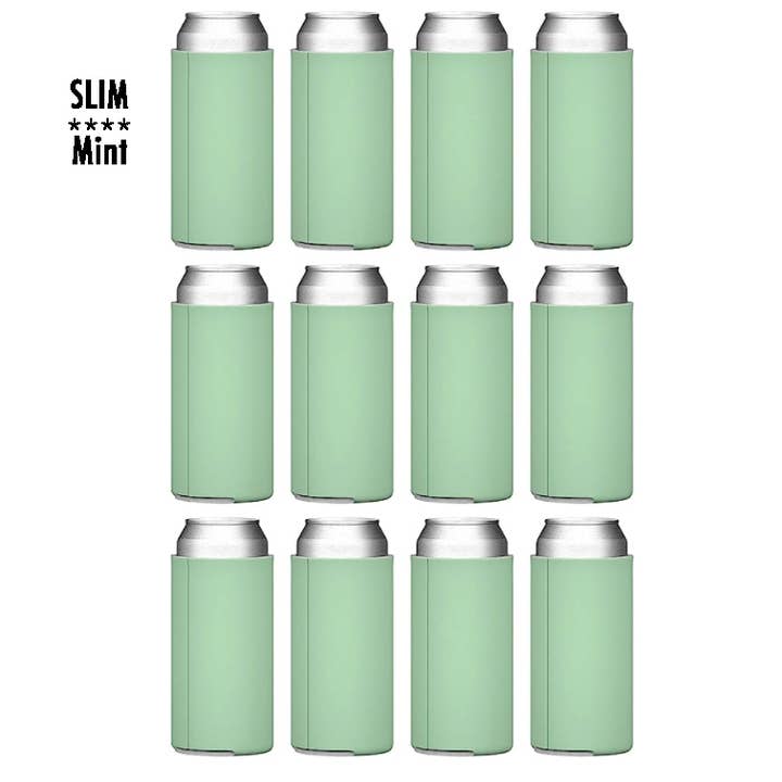 Liane Fried Studio - Wholesale Drink Huggers & Koozies - CUSTOM **SLIM** 12 oz. Koozie Can Holder ~ CHOICE OF COLORS6