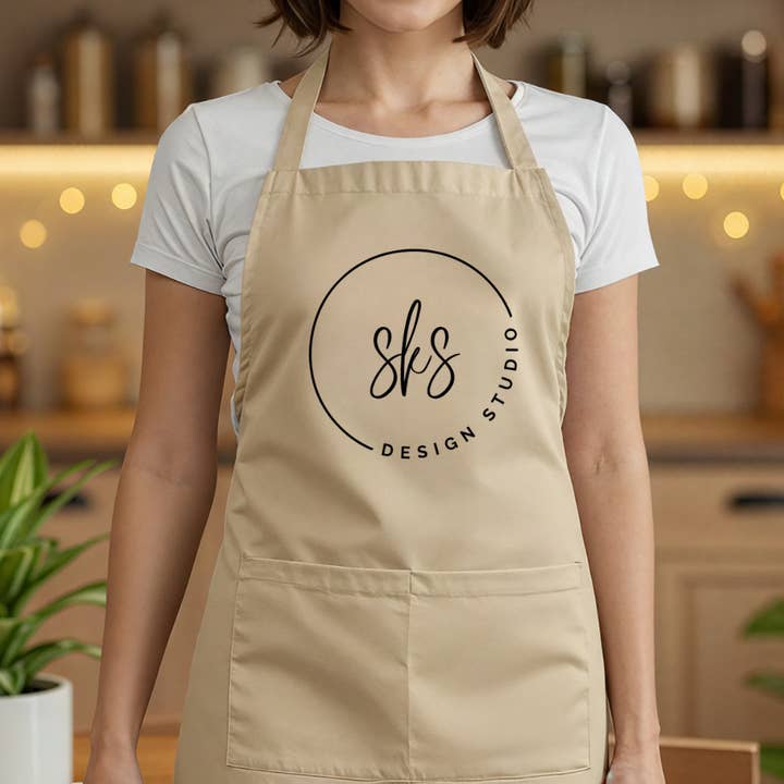 CUSTOM LOGO | Apron with Pocket and other Purchase Wholesale custom flat iron. Free Returns & Net 60 Terms on Faire trending on Faire.