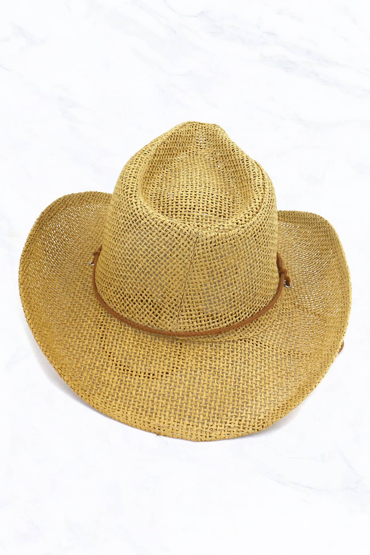 Suzie Q USA - Wholesale Straw Hat - Women's - New Western Cowboy Straw Hat4