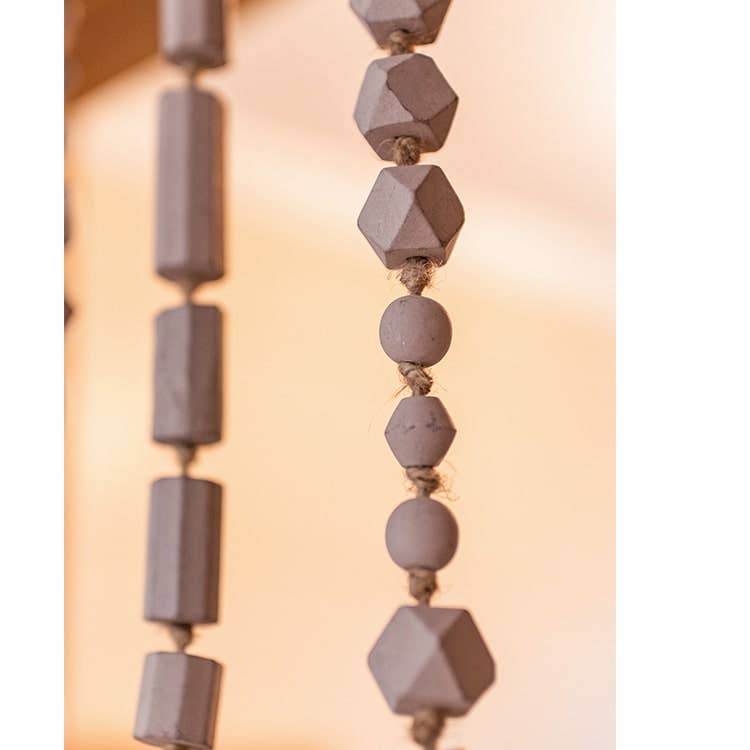 Rustic Reach - Wholesale Curtain - Solid Color Wood Beaded Cord DIY Door Curtain6