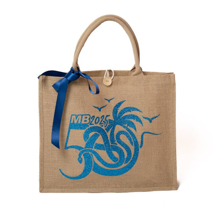 Sisters G Kids - Wholesale Gift bag - Custom Logo Jute Tote Bag with Bow – Wholesale Eco Gift Bag 4