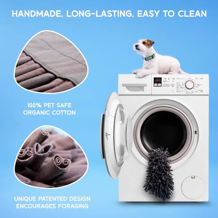 PAW5 - Vendita all'ingrosso Tappetino sottociotola per animali - Cane - Tappetino Paw5 Wooly Snuffle - Grigio