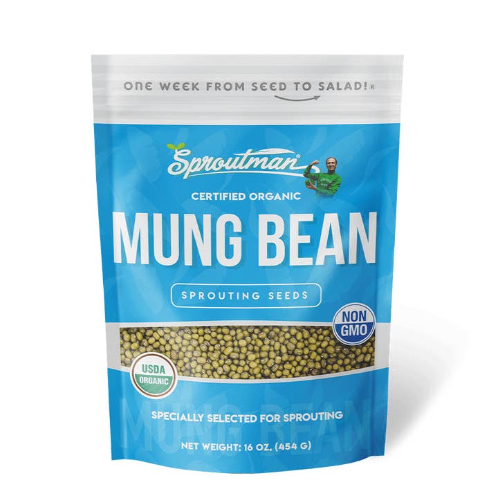 Organic Mung Bean Sprouting Seed for wholesale by Sproutman