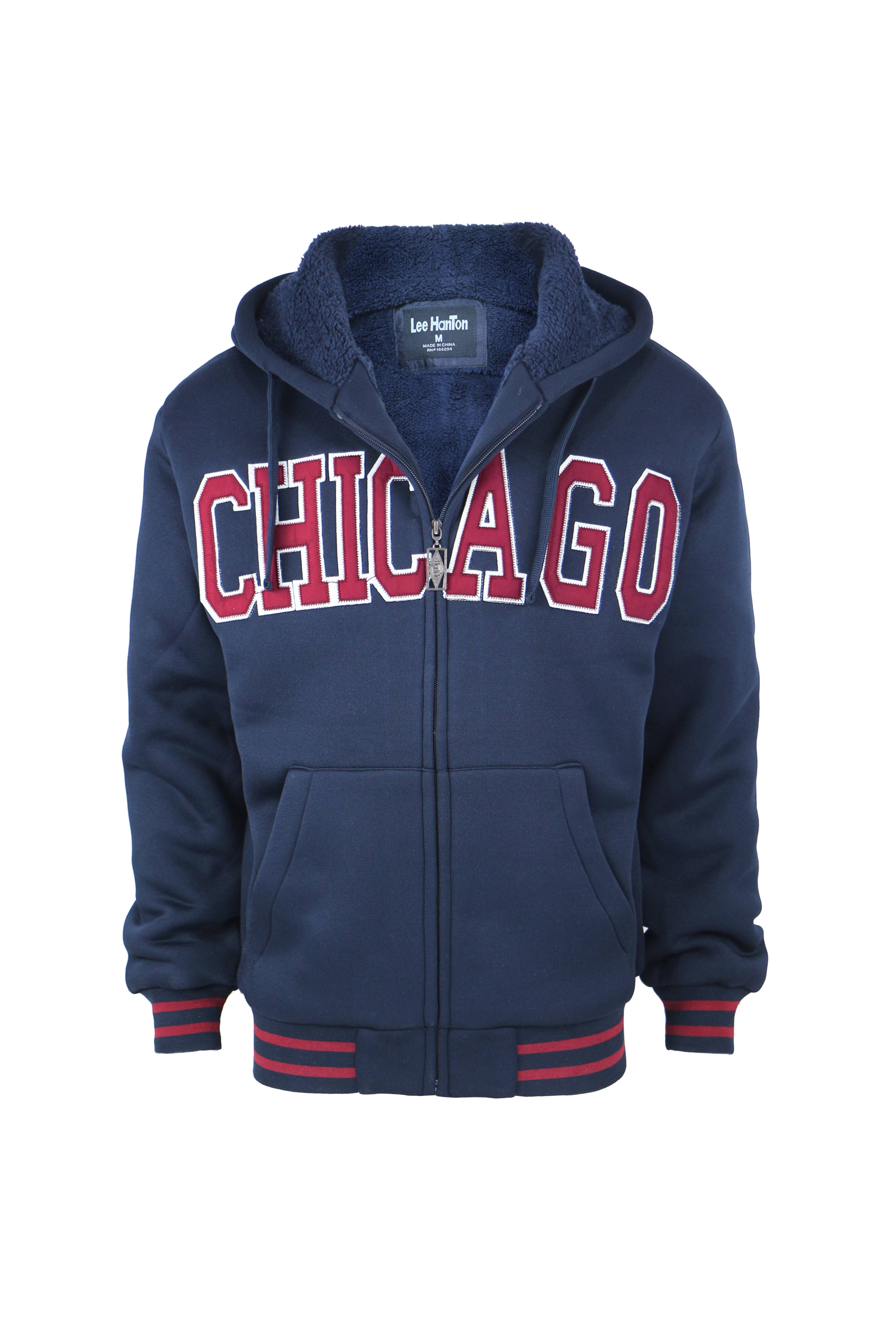 LeeHanTon - Wholesale Hoodie - Men's - LeeHanTon Men's Long Sleeve 'City' Fleece Full Zip Up4