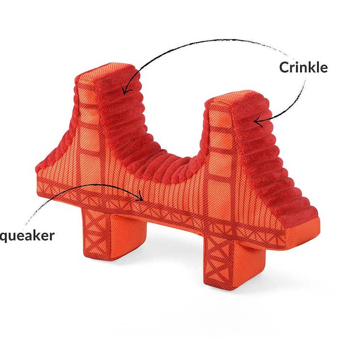 Only An Ocean Europe - Wholesale Pet Plush Toy - Dog - P.L.A.Y Totally Touristy Golden Gate Bridge1