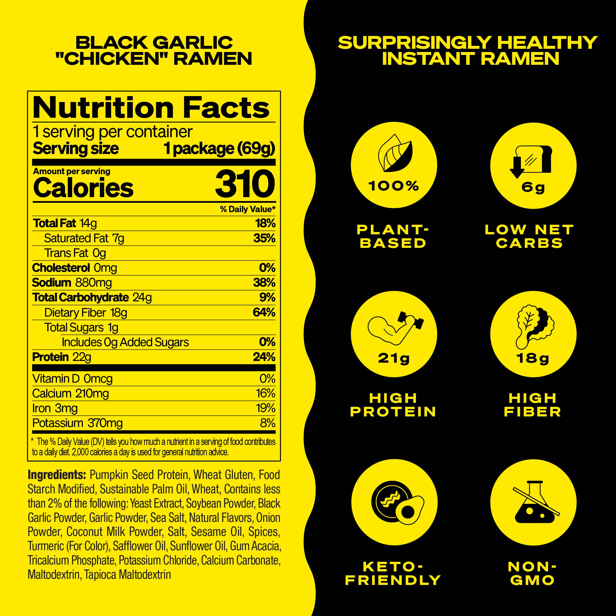 immi - Wholesale Ramen - Black Garlic Chicken Ramen (High Protein)4