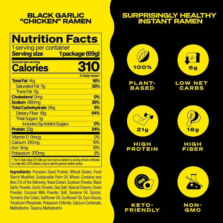 immi - Wholesale Ramen - Black Garlic Chicken Ramen (High Protein)4