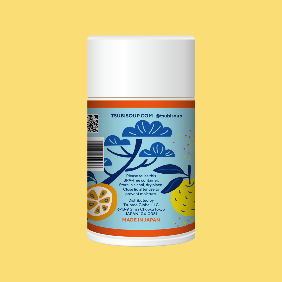 TSUBI Soup - Wholesale Dried Spice Mix - Yuzu & Tangerine Shichimi Spice Powder (Case of 6)1