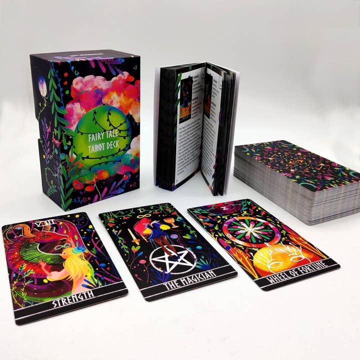 LA MUCI DESIGN - Wholesale Tarot Cards - Fairy Tale Tarot Deck – Vibrant Storybook-Inspired Cards7