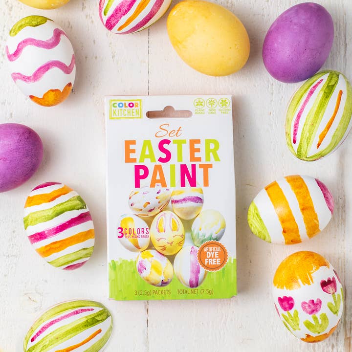 ColorKitchen - Wholesale DIY Craft Kit - Natural Easter Egg Paint Set-Plant Based Colors