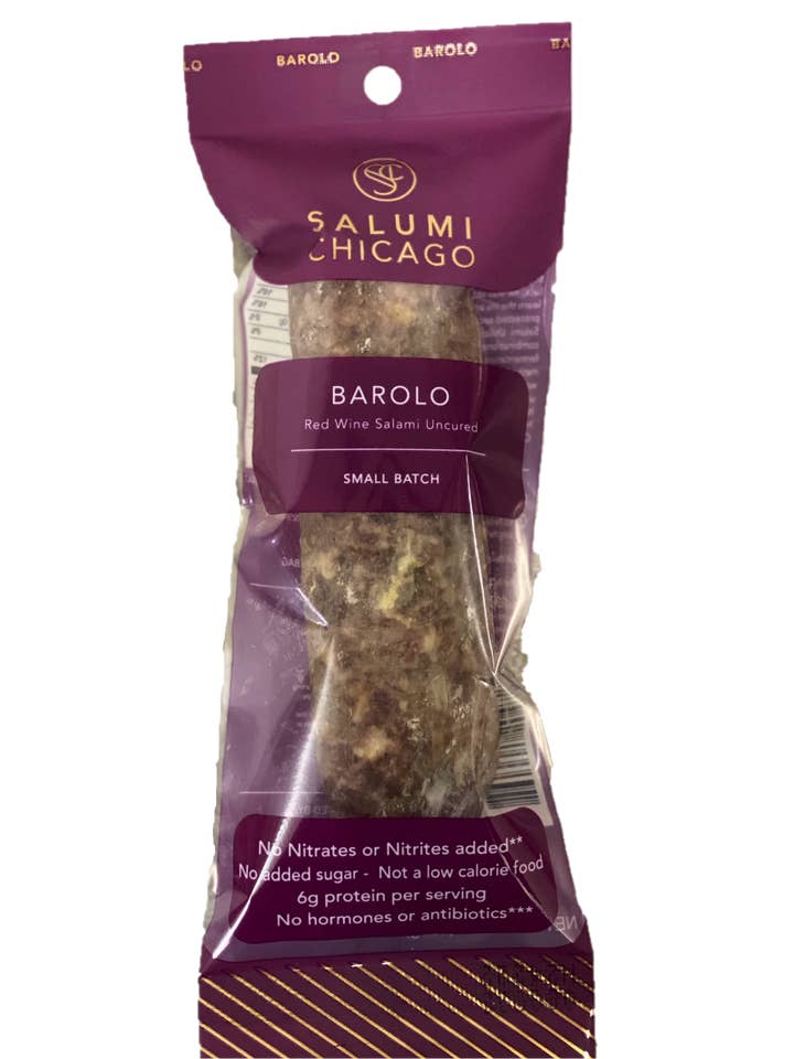 Barolo Salami (Uncured) for wholesale by Salumi Chicago