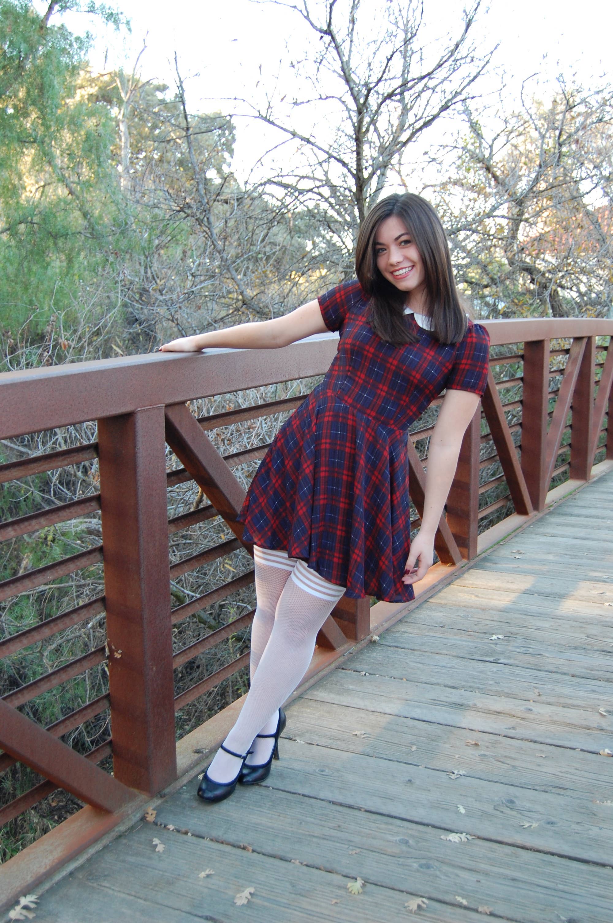 Kix'ies - Wholesale Stockings - Women's - Hosiery- Sammy White Fishnets Thigh-Highs Stockings10