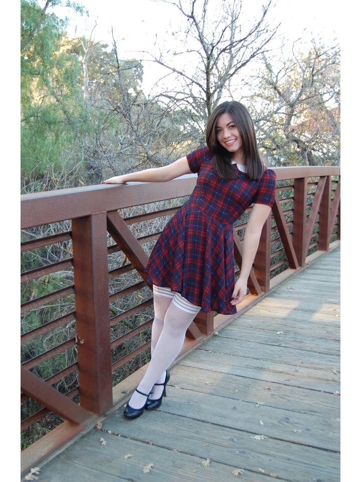 Kix'ies - Wholesale Stockings - Women's - Hosiery- Sammy White Fishnets Thigh-Highs Stockings10