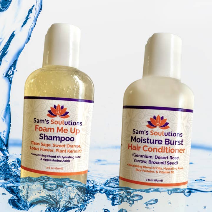 Shampoo & Conditioner Mini Pack for wholesale by Sam's Soulutions Plant-Based Beauty